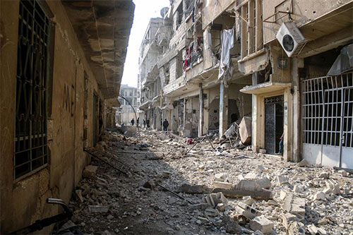Ghouta Oriental Relativa calma en el inicio de la tregua humanitaria en Ghouta Oriental